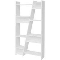 Seconique Naples Tall Bookcase - White, White