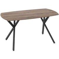 Seconique Athens Rectangular Dining Table - Medium Oak Effect, Brown
