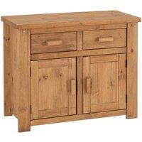Seconique Tortilla 2 Door 2 Drawer Sideboard - Distressed Waxed Pine, Brown