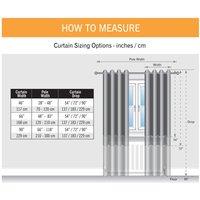 Essential Living Linen Look Eyelet Ring Top Blackout Curtains Beige 110cm x 183cm, Brown