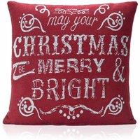 Essential Living Bright 18inch Christmas Cushion, Multi