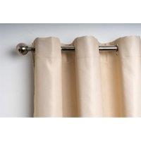 Essential Living Amond Eyelet Ring Top Curtains Cream 117cm x 137cm, Cream