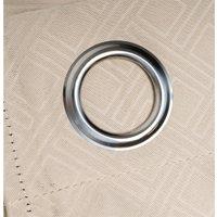Essential Living Amond Eyelet Ring Top Curtains Cream 167cm x 183cm, Cream