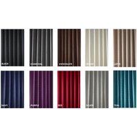 Essential Living Adiso Pencil Pleat Taped Top Curtains Silver 117cm x 229cm, Silver