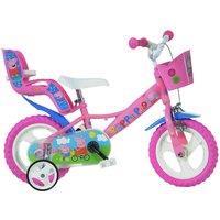 Dino Bikes Peppa Pig 12inch Bicycle, Pink