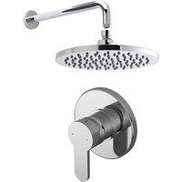 Nuie Concealed Round Manual Valve & Head Chrome