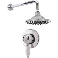 Nuie Concealed Manual Valve & Head Chrome
