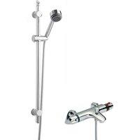 Nuie Thermostatic Bath Shower Mixer & Kit Chrome