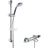 Nuie Thermostatic Bath Shower Mixer & Kit Chrome