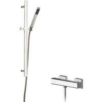 Hudson Reed Square Bar Valve & Kit Chrome
