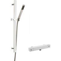 Hudson Reed Square Bar Valve & Kit Chrome
