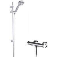 Hudson Reed Round Bar Valve & Kit Chrome