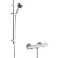 Hudson Reed Round Bar Valve & Kit Chrome