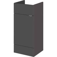 Hudson Reed 400Mm Vanity Unit - Gloss Grey, Grey