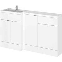 Hudson Reed Fusion 1500Mm Combination - Fd Option 1 - Lh - Gloss White, White