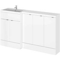Hudson Reed Fusion 1500Mm Combination - Fd Option 3 - Lh - Gloss White, White