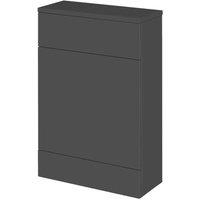 Hudson Reed Fusion 600 Wc Unit 255Mm Deep - Gloss Grey, Grey
