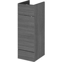 Hudson Reed Fusion 300Mm Drawer Lined Unit - Grey Woodgrain, Grey