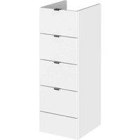 Hudson Reed Fusion 300Mm Drawer Unit - Gloss White, White