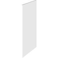 Hudson Reed Fusion Decorative End Panel - Gloss White, White