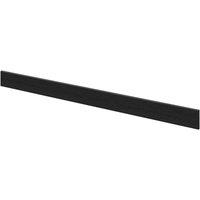 Hudson Reed Fusion 2000Mm Plinth - Black Woodgrain, Black