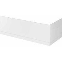 Hudson Reed Fusion 750Mm Bath End Panel & Plinth - Gloss White