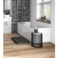 Hudson Reed Fusion 1700Mm Bath Front Panel & Plinth - Gloss White
