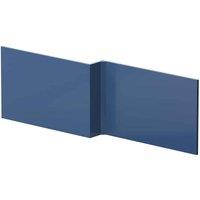 Hudson Reed Urban 1700Mm Square Showerbath Front Panel - Satin Blue