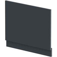 Hudson Reed 700 Bath End Panel - Satin Anthracite