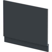 Hudson Reed 750 Bath End Panel - Satin Anthracite