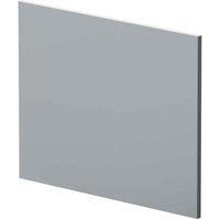 Hudson Reed Urban Square Showerbath 700Mm End Panel - Satin Grey