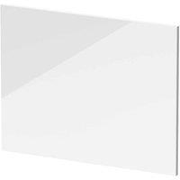 Hudson Reed Fusion 700Mm Shower Bath End Panel - Gloss White