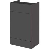 Hudson Reed 500Mm Wc Unit - Gloss Grey, Grey