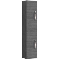 Nuie Athena 300mm Tall Unit (2 Door) - Grey Woodgrain, Grey