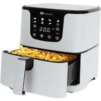 Puremate 5.5L Digital Air Fryer With Timer And Low Fat Oil Free - White, White