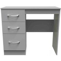 Welcome Furniture Ready Assembled Avon Vanity In Dusk Grey, Grey