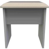 Welcome Furniture Ready Assembled Avon Stool In Dusk Grey, Grey
