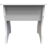 Welcome Furniture Ready Assembled Beverley Stool In White Ash, White