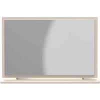 Welcome Furniture Ready Assembled Beverley Large Mirror In Kashmir Matt, Brown