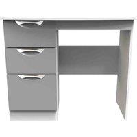 Welcome Furniture Ready Assembled Camden Vanity In Dusk Grey & White, Grey