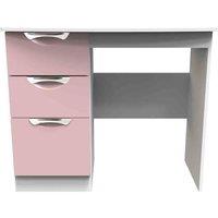 Welcome Furniture Ready Assembled Camden Vanity In Kobe Pink & White, Pink
