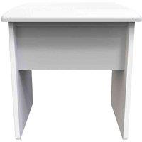 Welcome Furniture Ready Assembled Devon Stool In White Matt, White