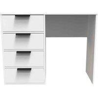 Welcome Furniture Ready Assembled Diego G 4 Drawer Vanity In White Matt, White