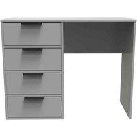Welcome Furniture Ready Assembled Diego G 4 Drawer Vanity In Dusk Grey, Grey