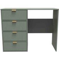 Welcome Furniture Ready Assembled Linear 4 Drawer Vanity In Reed Green, Green