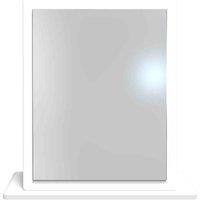 Welcome Furniture Ready Assembled Monaco Mirror In Grey Gloss & White, Grey