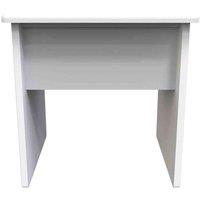 Welcome Furniture Ready Assembled Stool In White Gloss, White