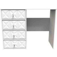 Welcome Furniture Ready Assembled Pixel 4 Drawer Vanity In White Matt, White