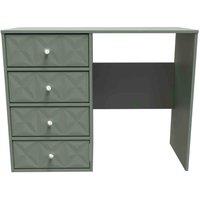 Welcome Furniture Ready Assembled Pixel 4 Drawer Vanity In Reed Green, Green