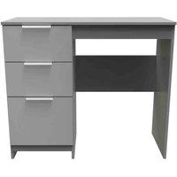 Welcome Furniture Ready Assembled Plymouth Vanity In Uniform Grey & Dusk Grey, Grey